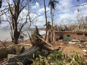 Playa de Naguabo, detrás de la casa de mi abuela. Foto por: Cristina Oquendo