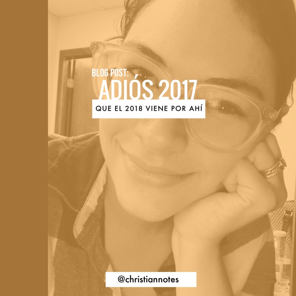 Adiós 2017 que el 2018 viene por&nbsp;ahí.