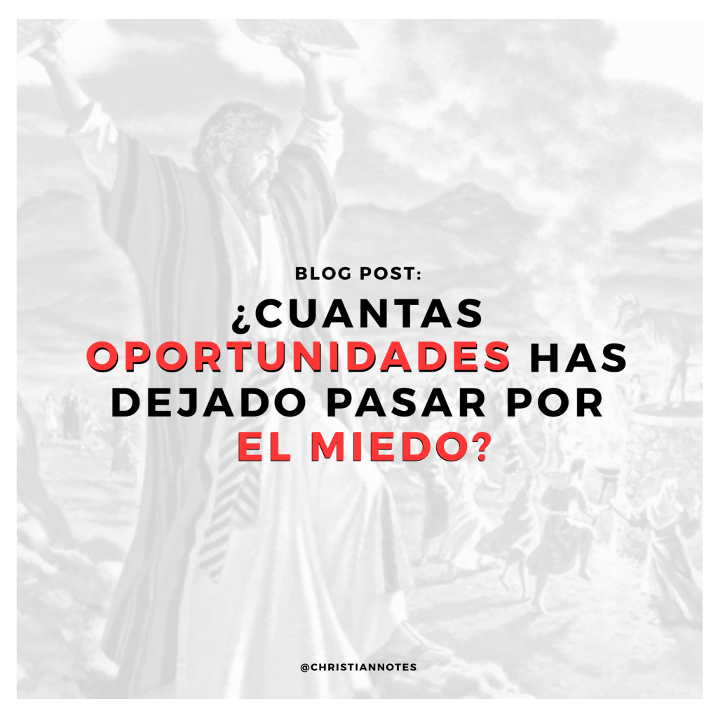 ¿Cuantas oportunidades has dejado pasar por el&nbsp;miedo?